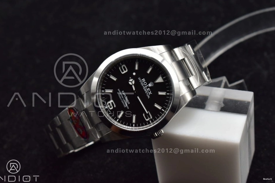 Dial on 214270 1:1 Best Clean 39mm Explorer SS VR3132 Black Bracelet Edition I 0413